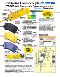 Thumbnail of document Data Sheet - GTQSS Low Noise Thermocouple Probes w/Standard Size Connectors